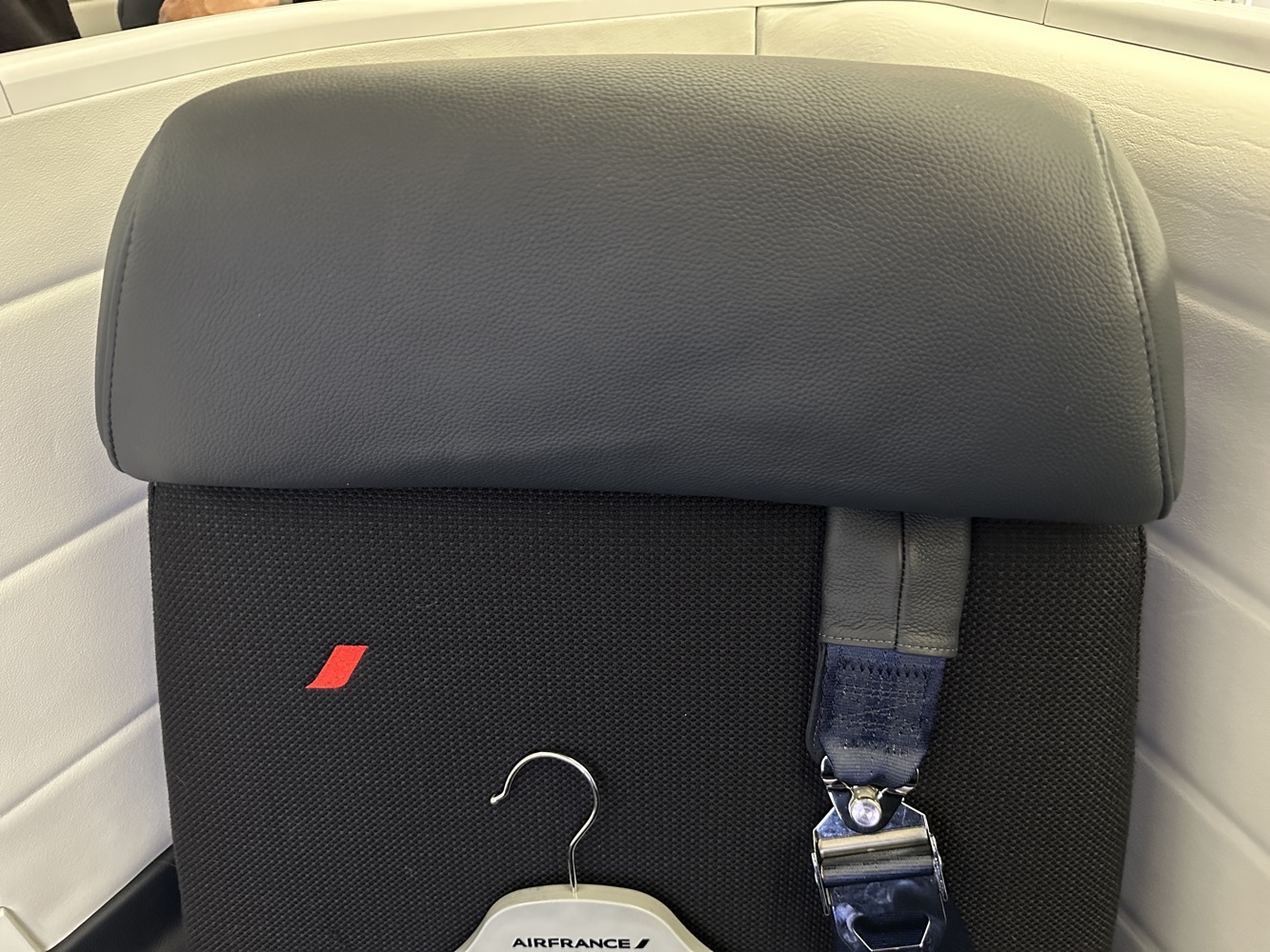 a seat belt on a seat