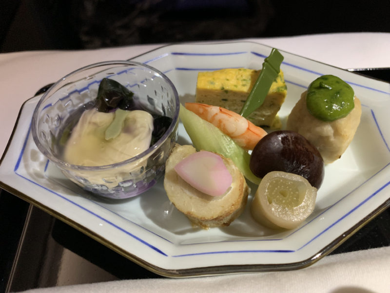 a plate of food on a table