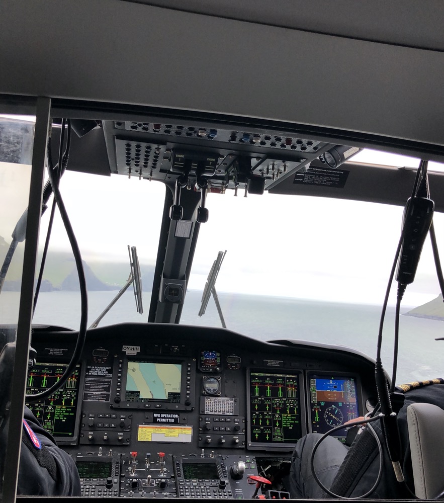 a cockpit of a plane