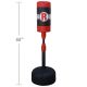  Free Standing Punching Bag, Free Standing Heavy Bag, durable vinyl shell, foam core, shock absorption, 68 inches assembled