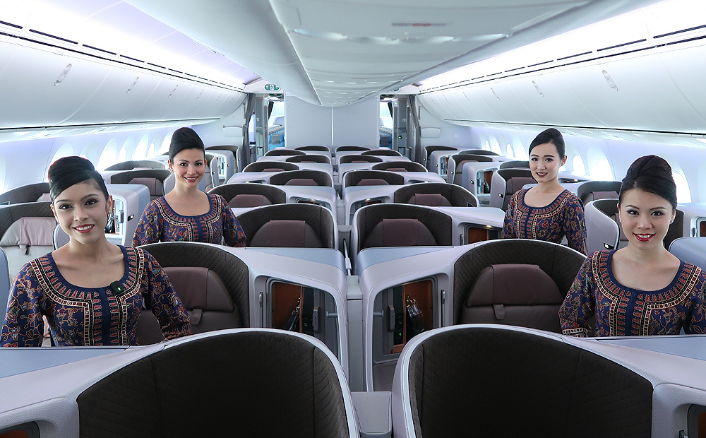 Singapore Airlines B787-10 Business Class