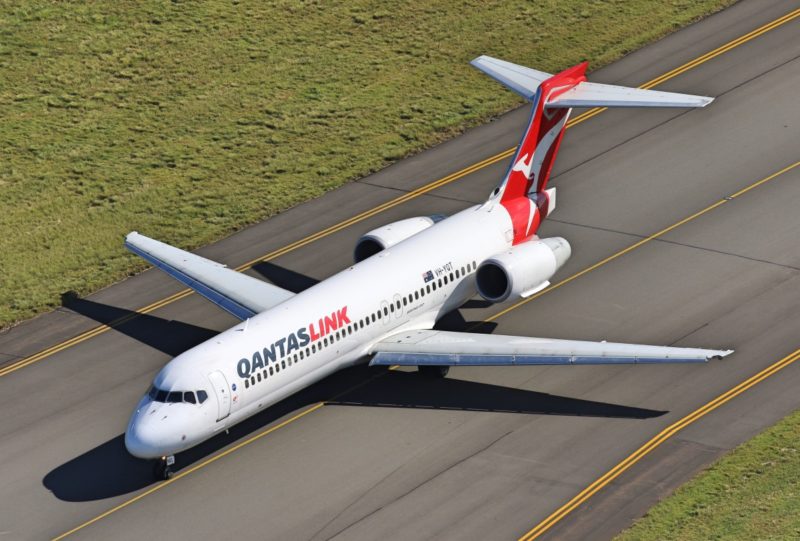 an airplane on a road