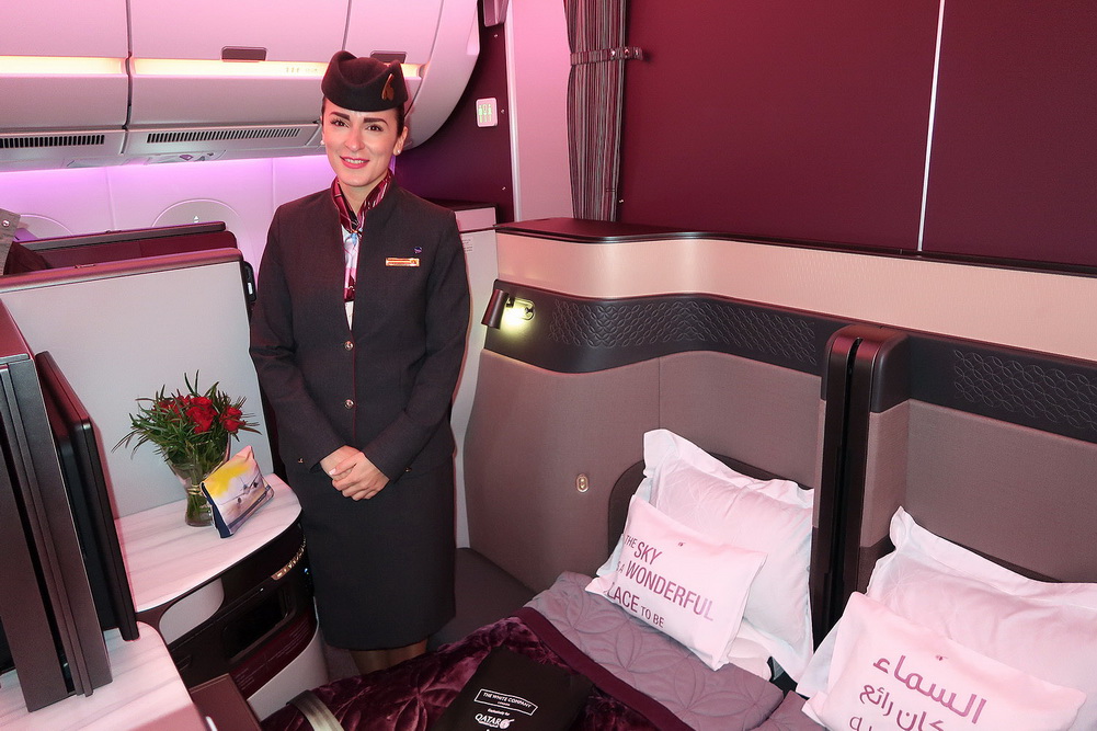 Qatar Airways A350-1000 Qsuite Business Class