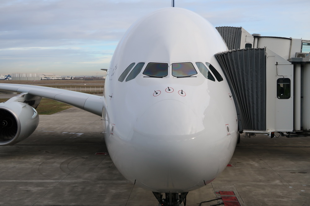 9V-SKU, new Singapore Airlines A380 at Airbus Delivery Center in Toulouse