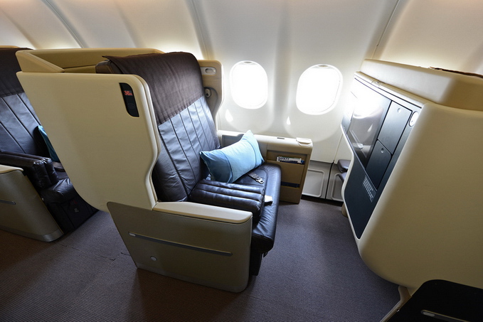 Singapore Airlines A340-500 Business Class