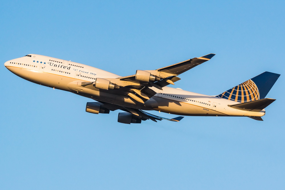 The Last United International B747-400 takeoff from Incheon. Photo Ricoh Ahn